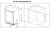 Винный шкаф MC Wine W46B